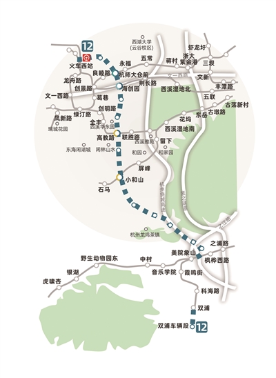 杭州地铁12号线最新线路图全景解析