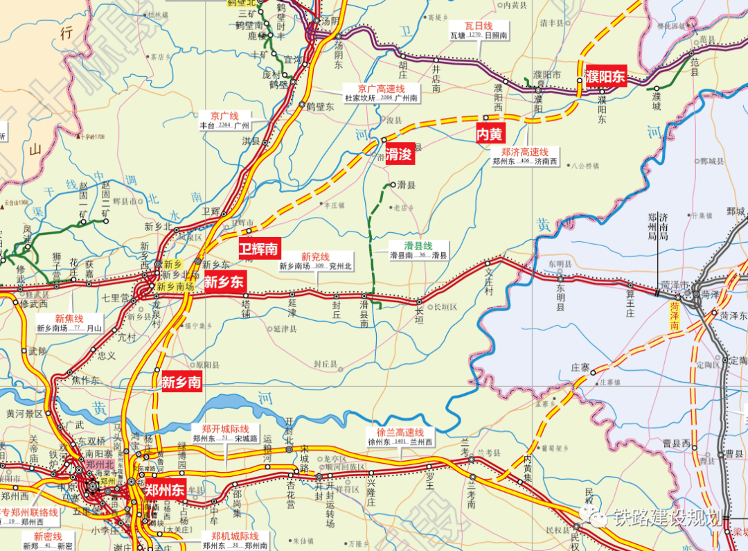 郑济高铁最新动态及路线图详解（2017年）